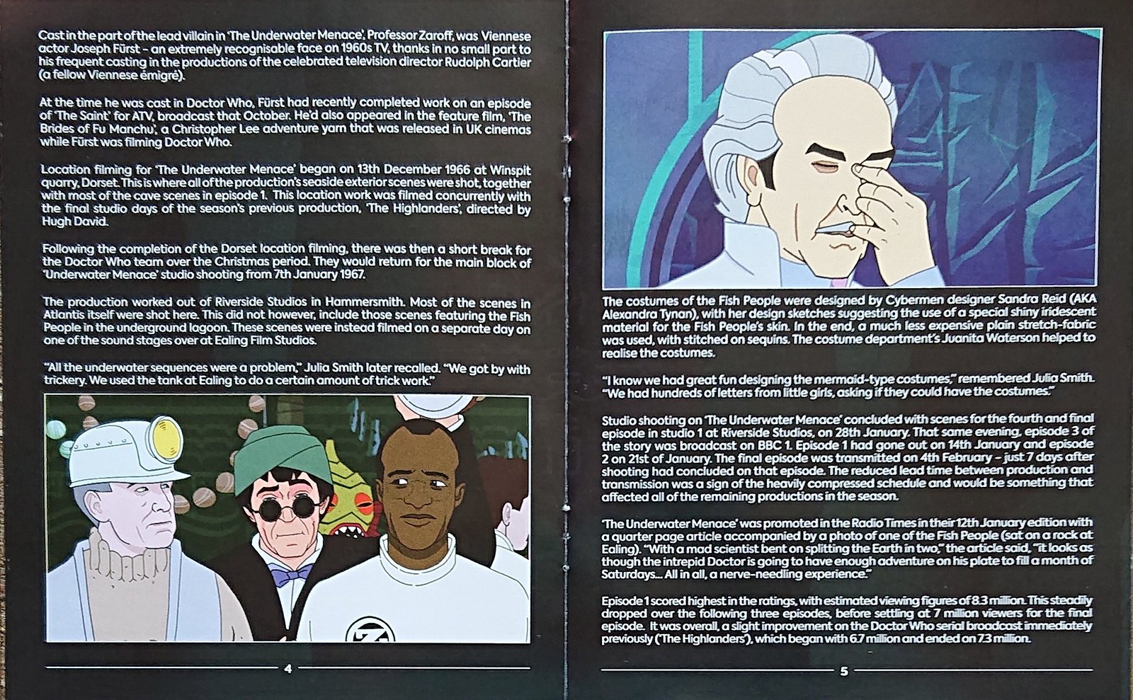 Inserts from BBCDVD 4560